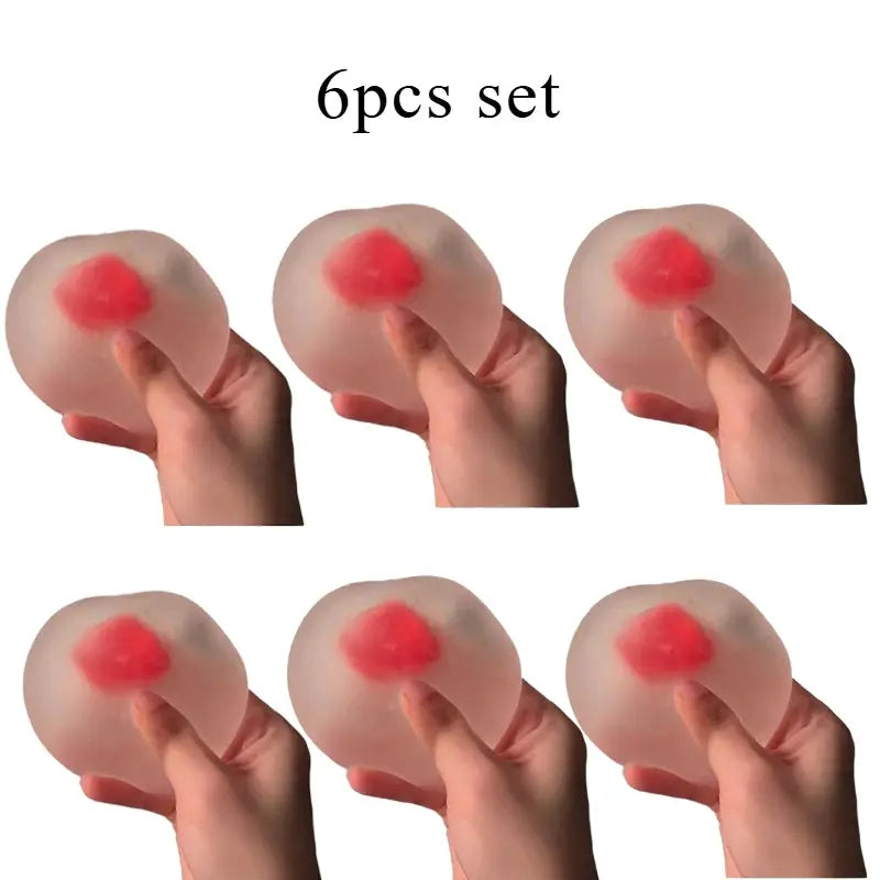 Strawberry Mochi Squeeze Toy For Stress Relief Slow Rebound Fidget Toy Anger Venting And Relaxation