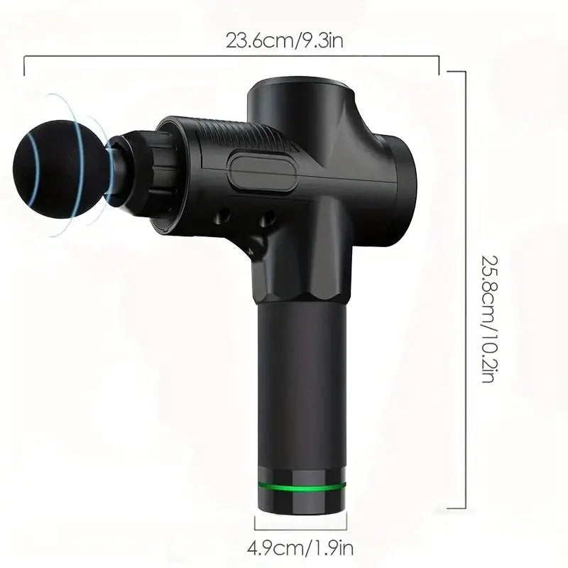 FlexPro 30 Level Massage Gun Fascia Relief Deep Muscle Neck Body Massager With Noise Reduction