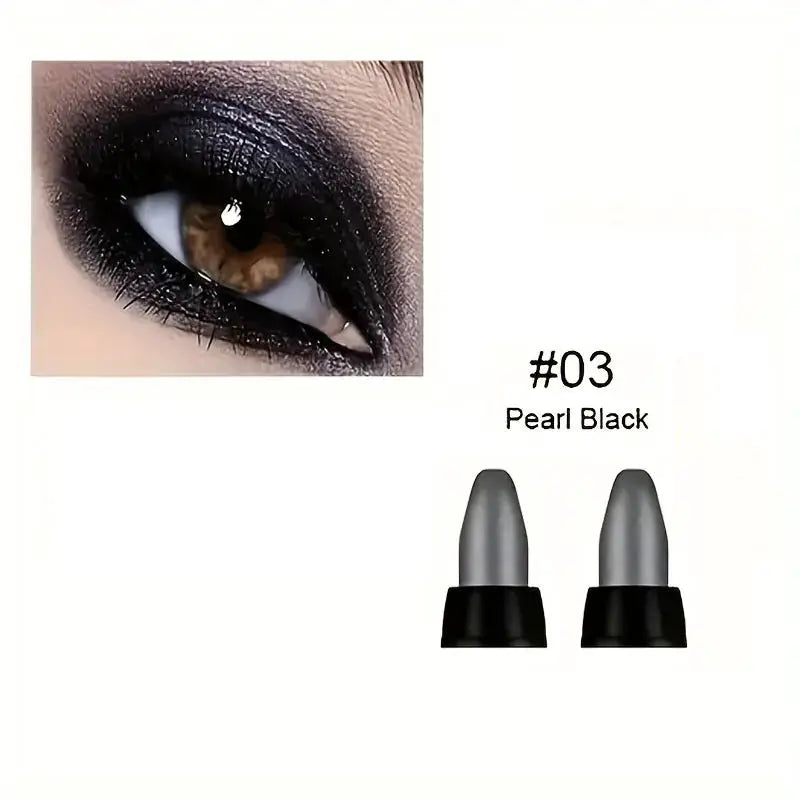 LustreLux 16 Colors Pearlescent Eyeliner Set Waterproof Long Lasting Glitter Eye Makeup