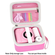KidGuard Instant Print Camera Case Shockproof Dustproof Hard Storage Bag For Toddler Cameras Travel Friendly PU Case