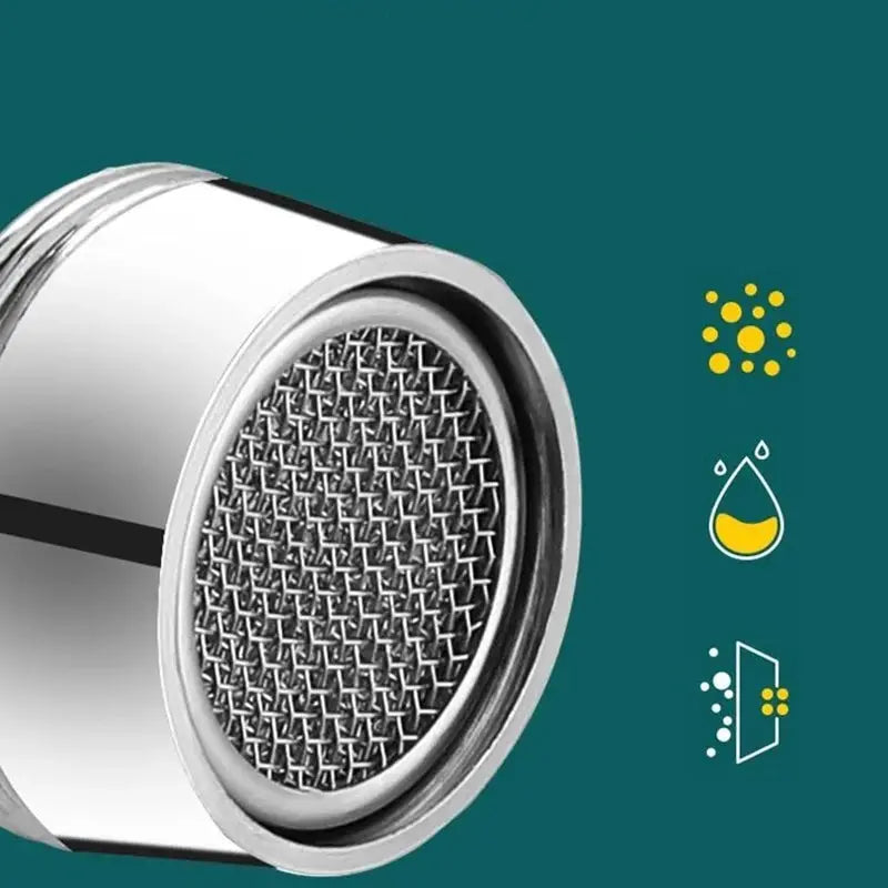 Brass faucet aerator by Simples Market with replaceable filter, 24mm thread, water-saving bubbler