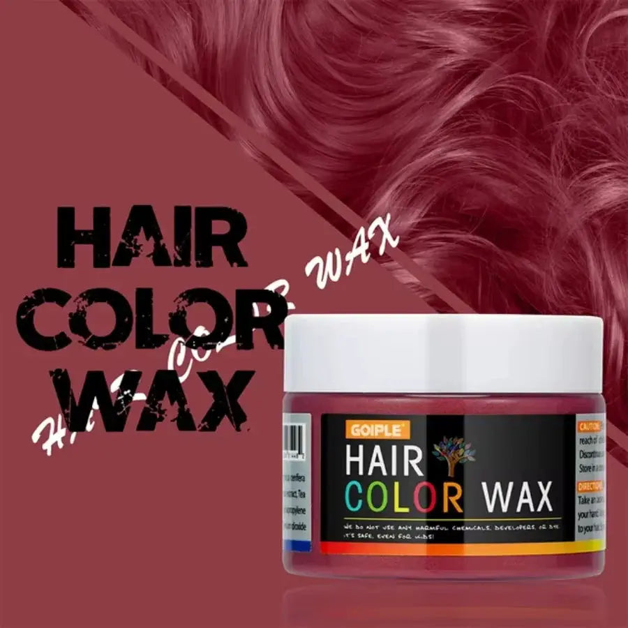 Valentines Day DIY Hair Dyed Mud Colour Wax Easy To Wash Coloring Cream For Hair Beard And Eyebrows