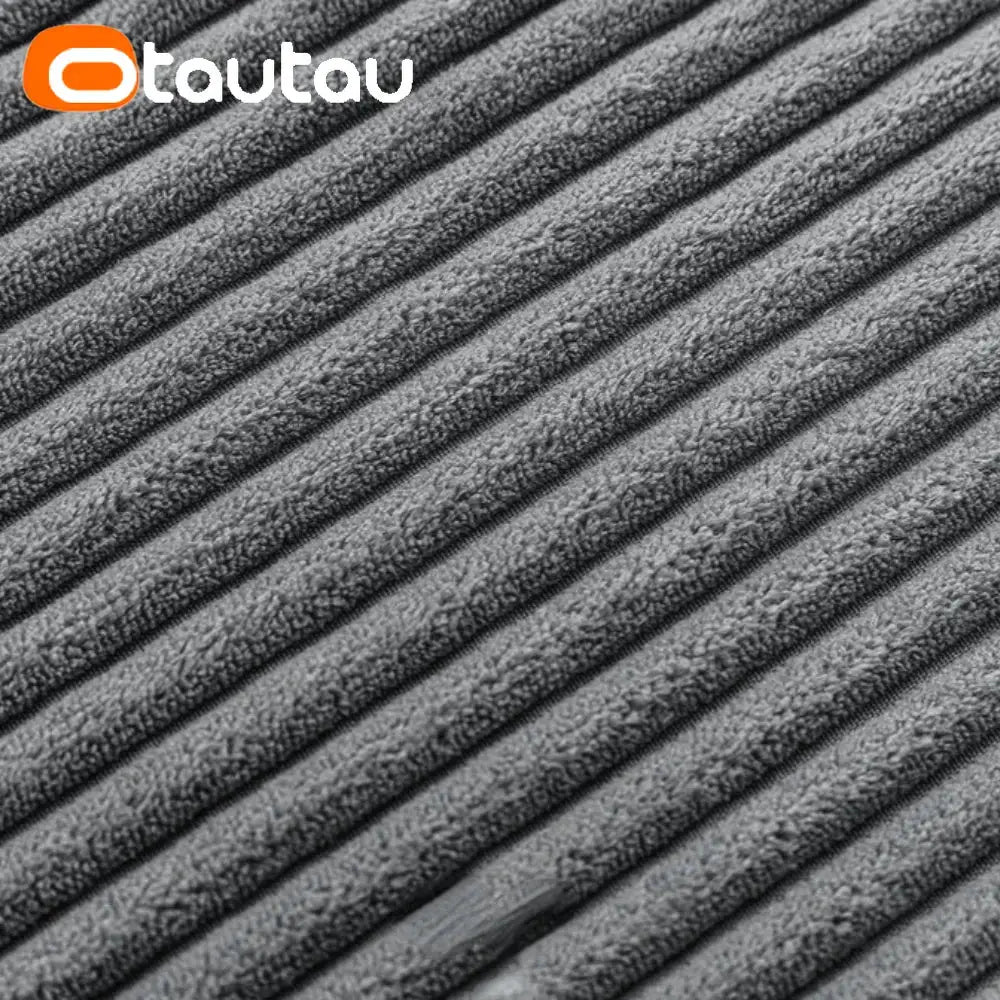 Cushion cover, cotton corduroy, gray, OTAUTAU, without insert, sizes 30x50/40x40/45x45/50x50/55x50/60x60 cm