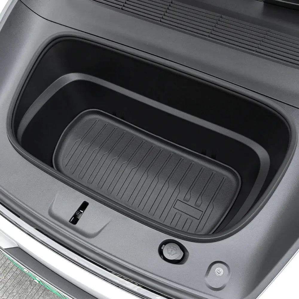 Simples Market Tesla Model Y trunk mat set, front & rear, black TPE waterproof anti-slip liner