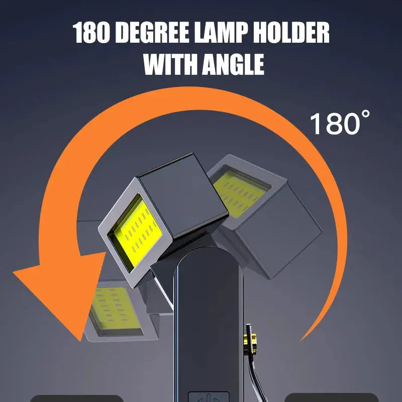 Magnetic Work Light Rechargeable COB Flashlight Type C Charging For Night Work Emergency Lighting And Portable Car Lamp