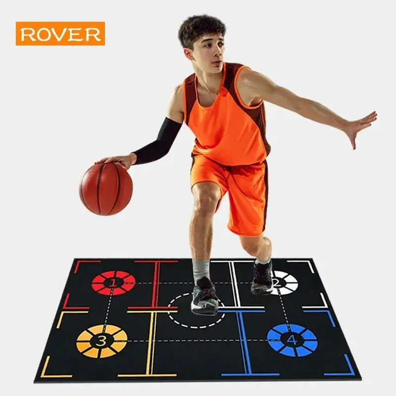 Basketball Training Mat Non Slip Soundproof Indoor Ball Control Dribbling Drills for Children and Adolescents