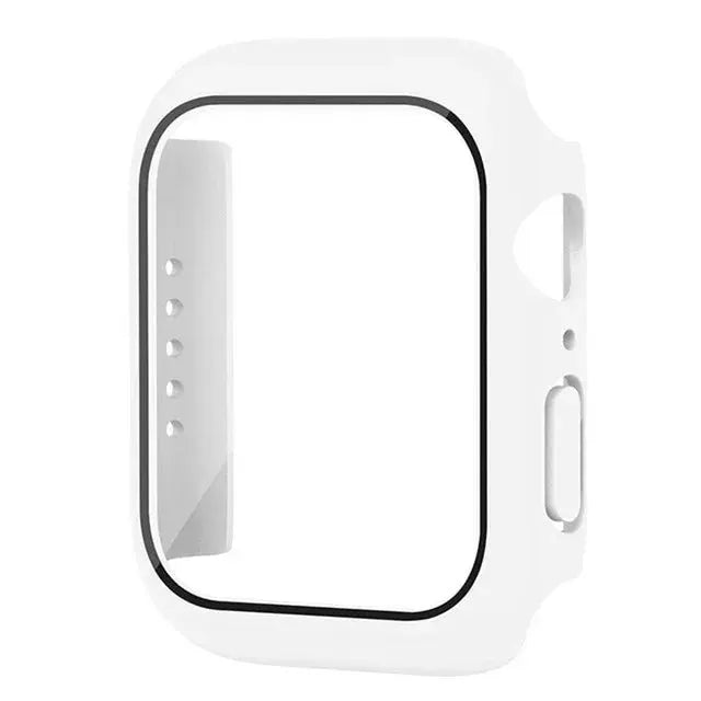 Glass+Cover For Apple Watch case 44mm 40mm 41 42 45 mm 49mm 46mm Screen Protector iWatch series Ultra 10 9 8 7 6 SE 5 Accessorie