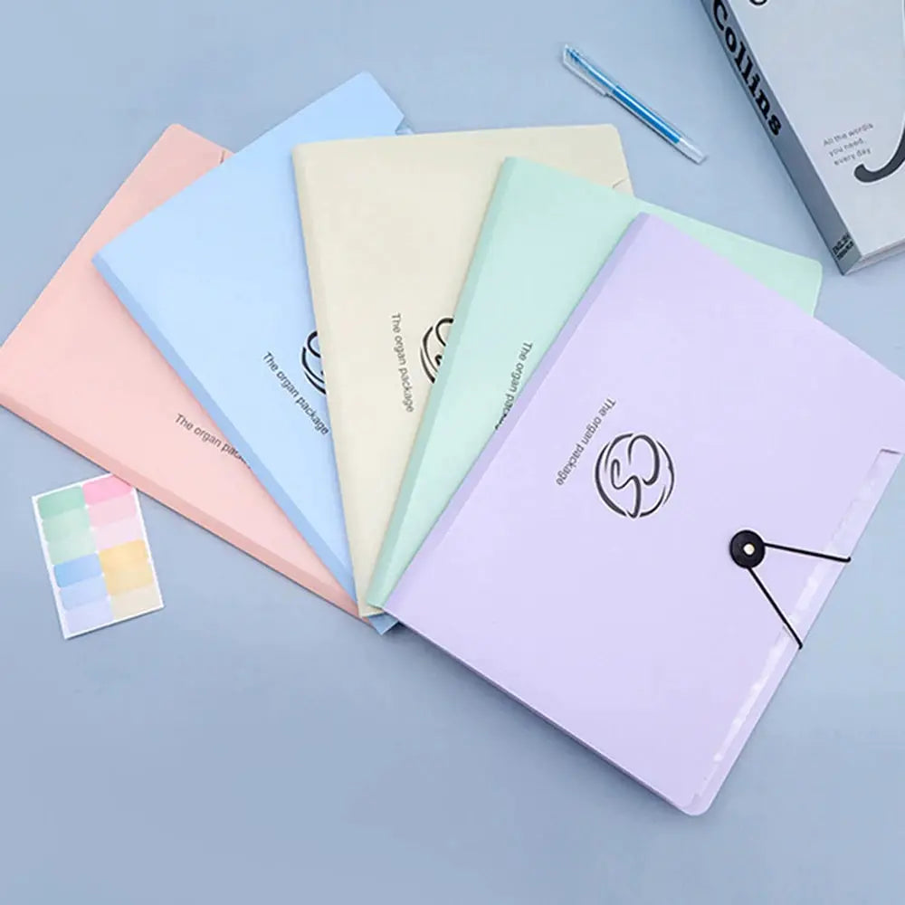 A4 Large Capacity Handheld Organ Bag Folder For Exam Papers And Tickets 13 Layer File Classification Storage Bag
