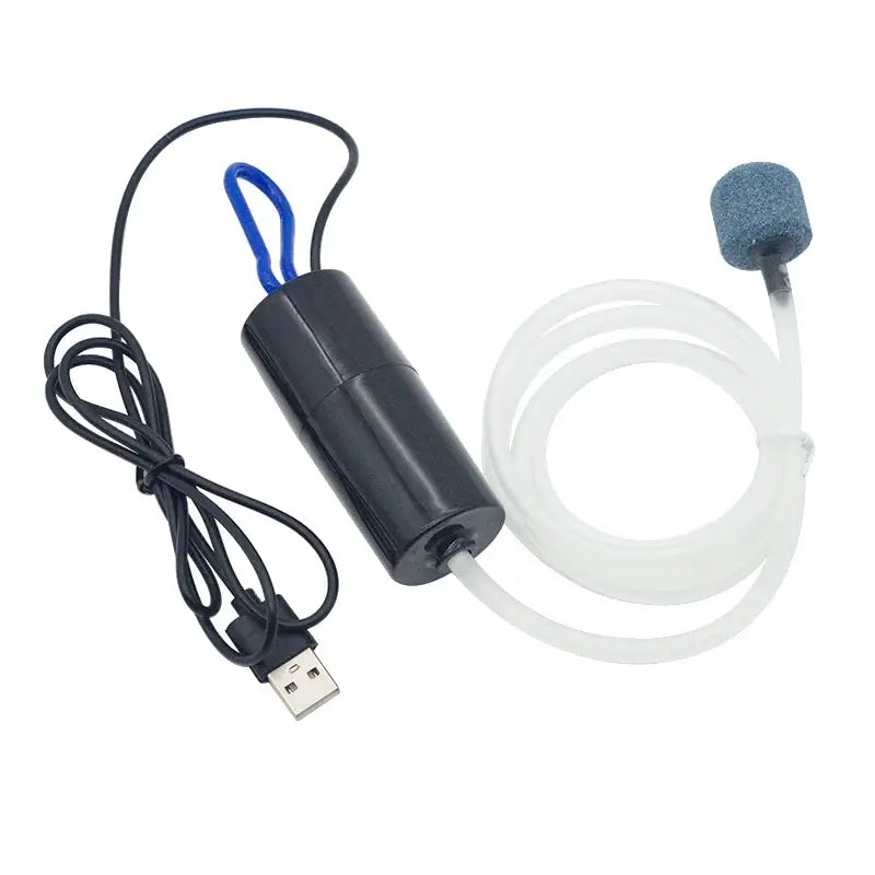 USB Aquarium Air Pump Silent Air Compressor Oxygenator 5V Portable Mini Oxygen Aerator For Fish Tank