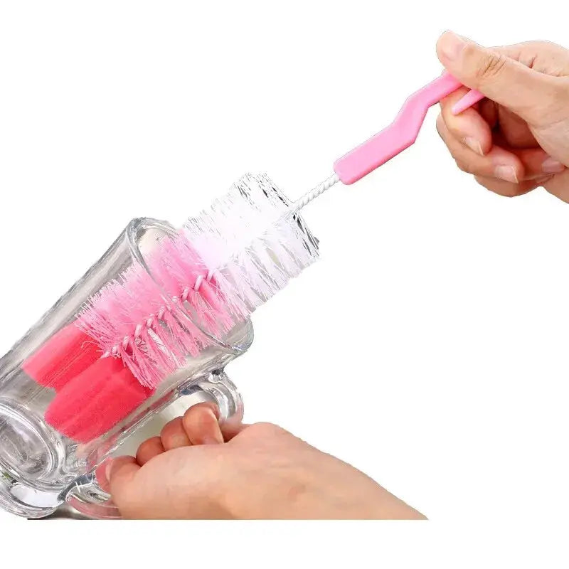 Baby Bottle Brush With Long Non Slip Handle And Fine Hair Sponge For Bottles And Cups Cleaning Tools