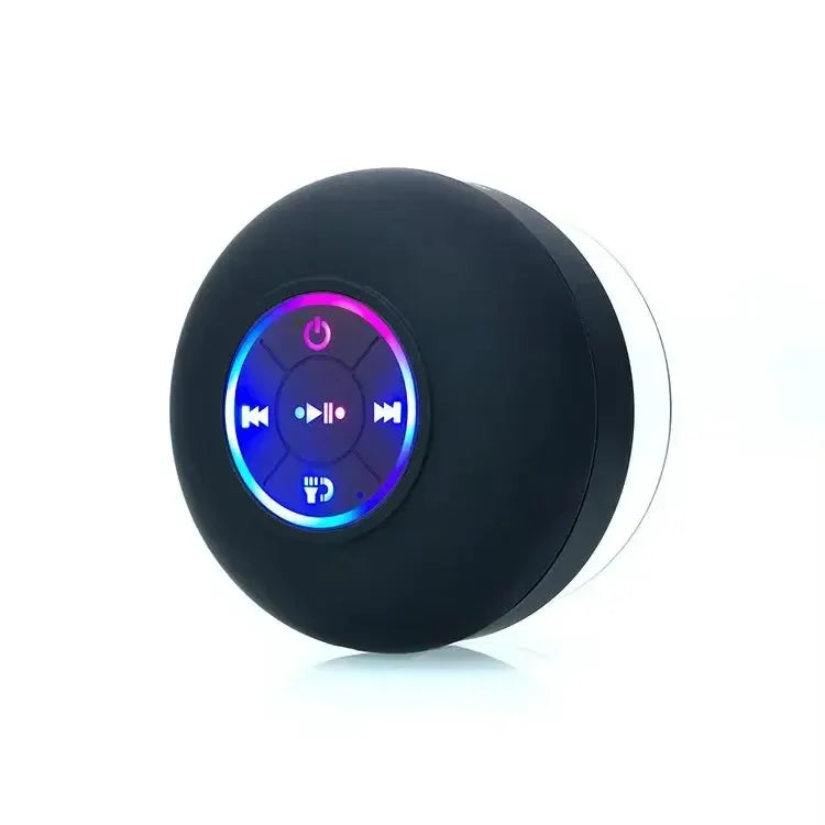 Waterproof Bluetooth Speaker Mini Subwoofer With Suction Cup Mic Handsfree Calling For Bathroom Pool Beach