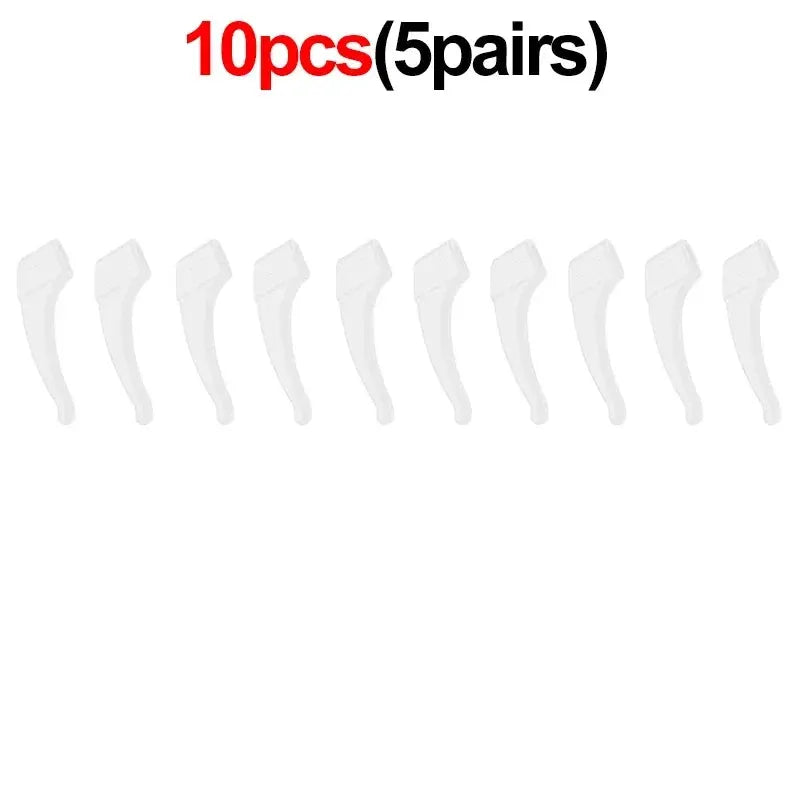Silicone Ear Hooks For Glasses And Sunglasses Anti Slip Eyewear Holder Sleeve Bracket Fastener
