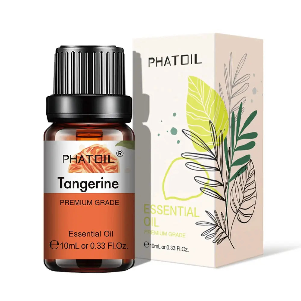 PHATOIL 10ml Natural Plant Essential Oil Eucalyptus Lavender Bergamot Vanilla Peppermint For Diffuser