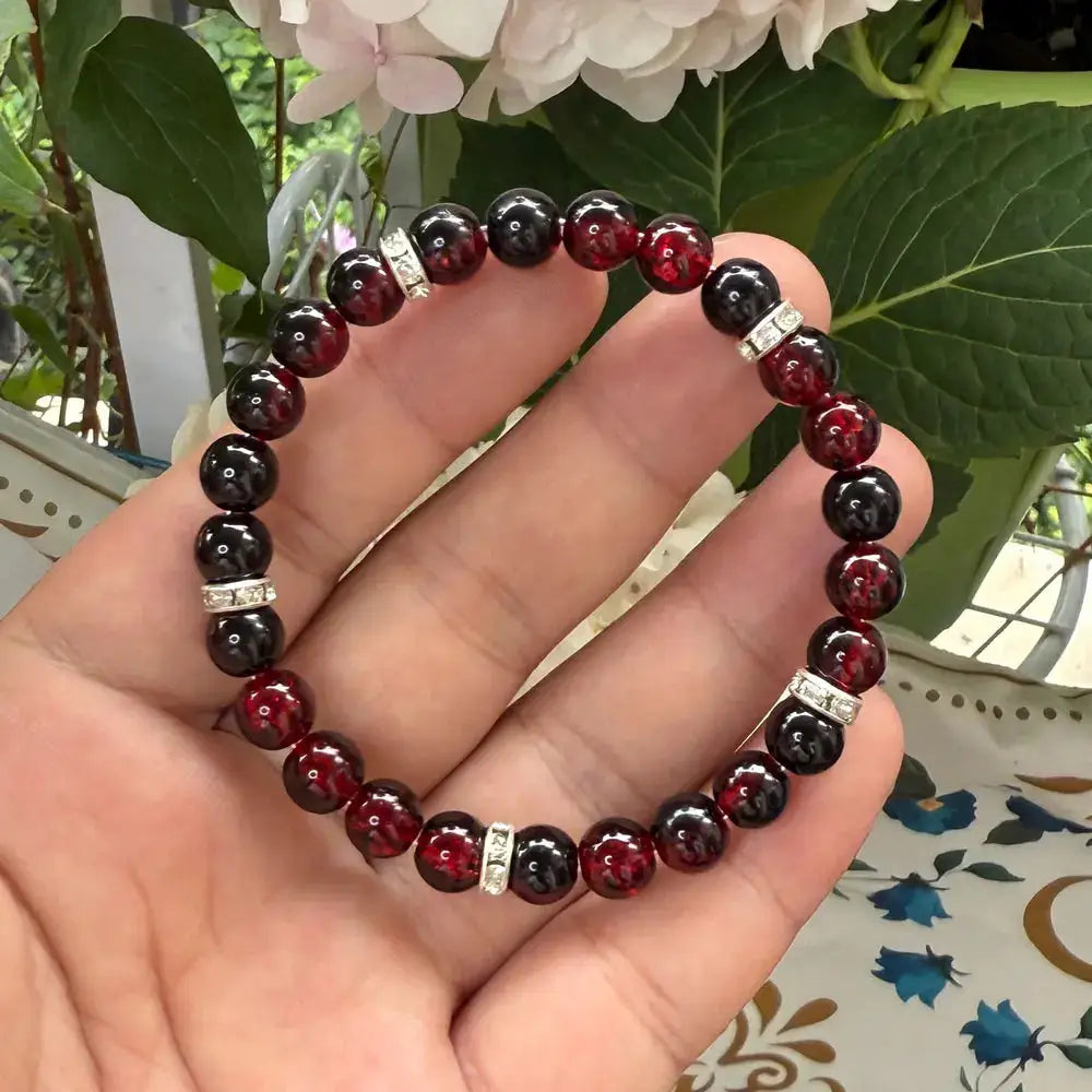 Unisex Anti Anxiety Bohemian Style Glass Bead Bracelet For Stress Relief Calming Mental Balance And Communication