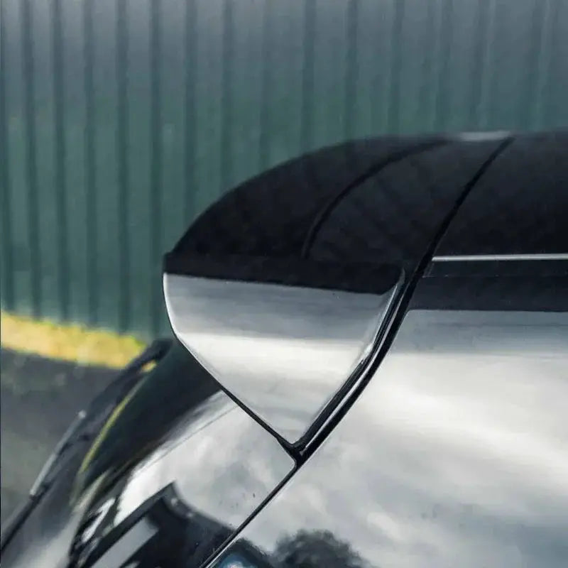 Rear roof spoiler cap for BMW F20/F21, gloss black finish