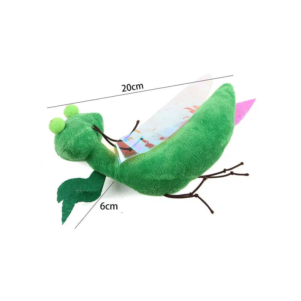 Caterpillar Cat Chew Toy With Catnip And Silvervine For Interactive Teaser And Molar Dental Health