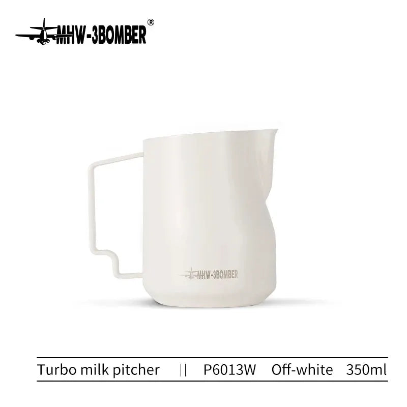 MHW3BOMBER Turbo Milk Frothing Pitcher 350ml 450ml Stainless Steel Professional Home Barista Kitchen Accessory