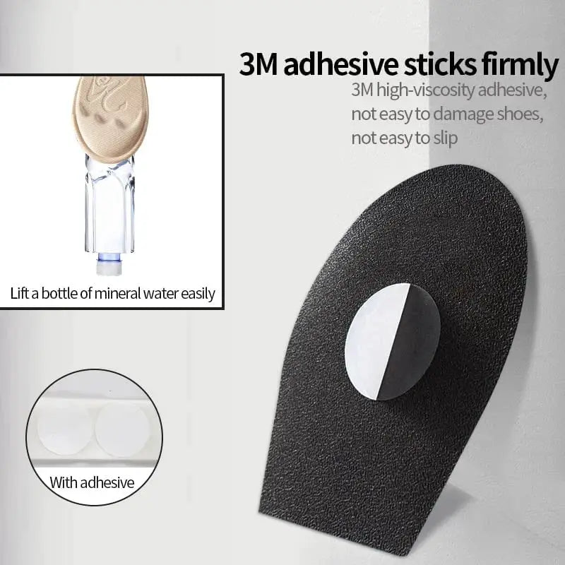 FootEase Forefoot Pad Half Insoles Non Slip Cushion For Pain Relief And Size Reduction In High Heels