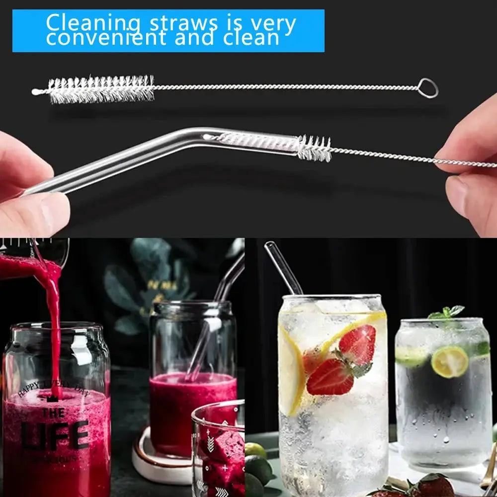 Stainless steel straw and pipe cleaning brushes set, 80-piece, Simples Market