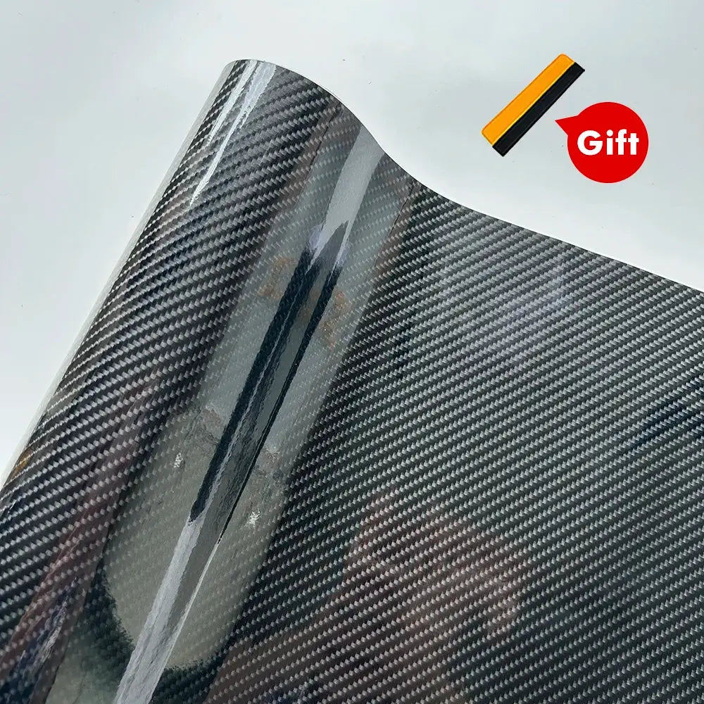 9D carbon fiber car wrap by Simples Market, glossy black self-adhesive vinyl wrap film