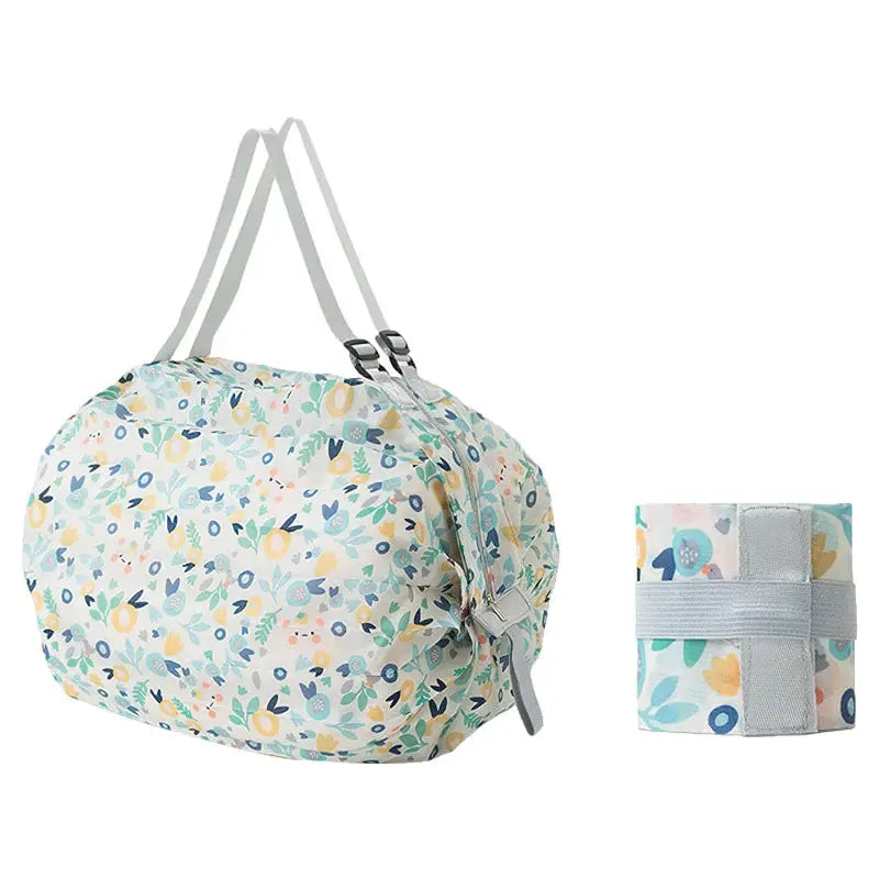 UrbanFold Nylon Foldable Shopping Bag Waterproof Travel Tote For Portable Storage Beach To Grocery