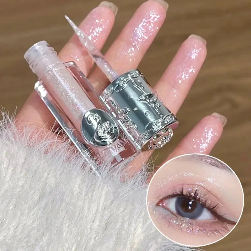 Balletism Liquid Eyeshadow Long Lasting Fine Shimmer Waterproof Glitter Finish For Everyday Wear