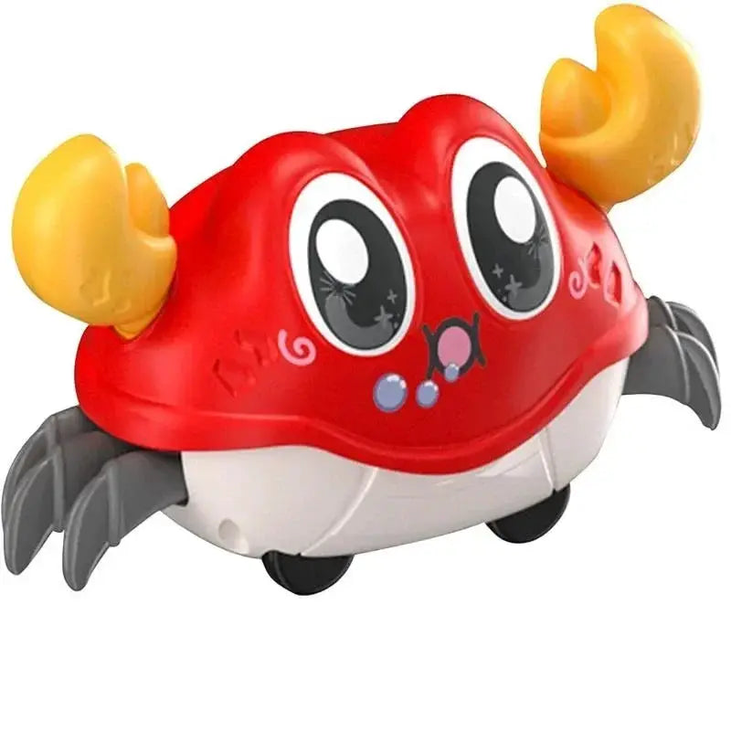 Children's Fun Double Return Force Crab Toy Simulation With Left And Right Shake Crawling And Bubble Blowing For Babies