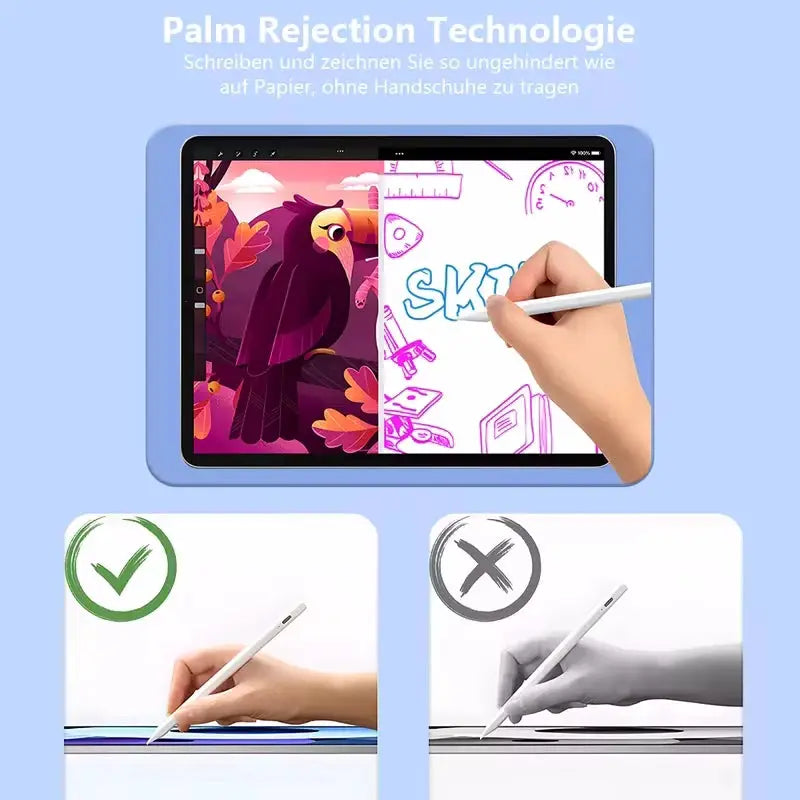 Simples Market universal stylus pen for Android, iOS and Windows; white capacitive touchscreen pen for tablets.