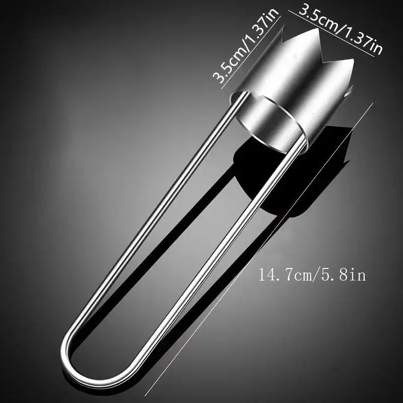 Stainless Steel Corer Portable Core Remover For Fruits And Vegetables Kitchen Tool For Pitting Chili Peppers Melons
