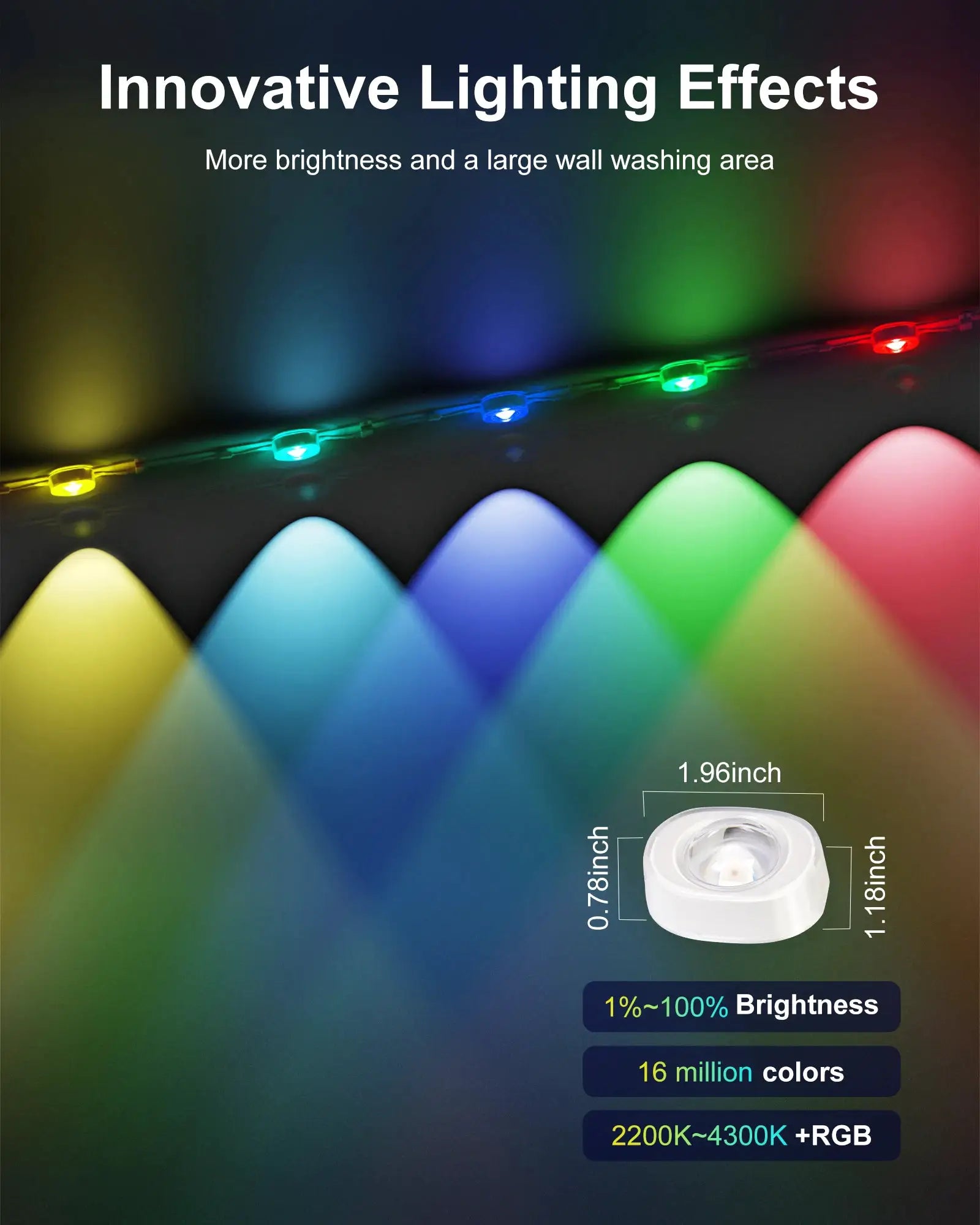 Simples Market permanent outdoor RGBIC string lights, 100/150 ft, IP67 waterproof, 100 scene modes