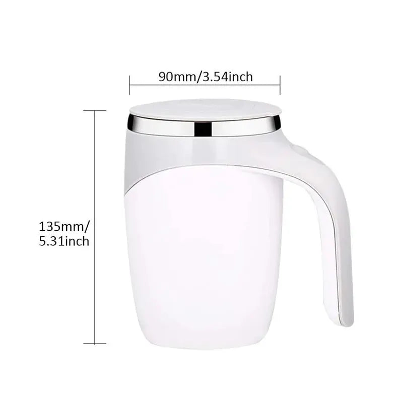 Automatic Stirring Cup Mug Rechargeable Portable Electric Stirring Stainless Steel Magnetic Base For Coffee And Tea