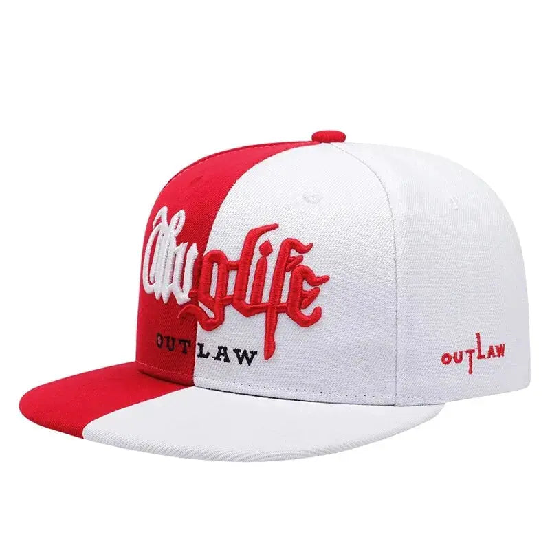 Fashion Fastball Cap Thuglife Embroidery Hip Hop Baseball Hat Snapback For Adults Adjustable Sun Outdoor Casual Bone