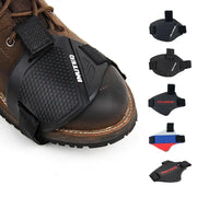 Universal Motorcycle Shift Pad Rubber Boot Protective Cover Adjustable Shifter Shield Anti Slip Pad For Shoe Protection