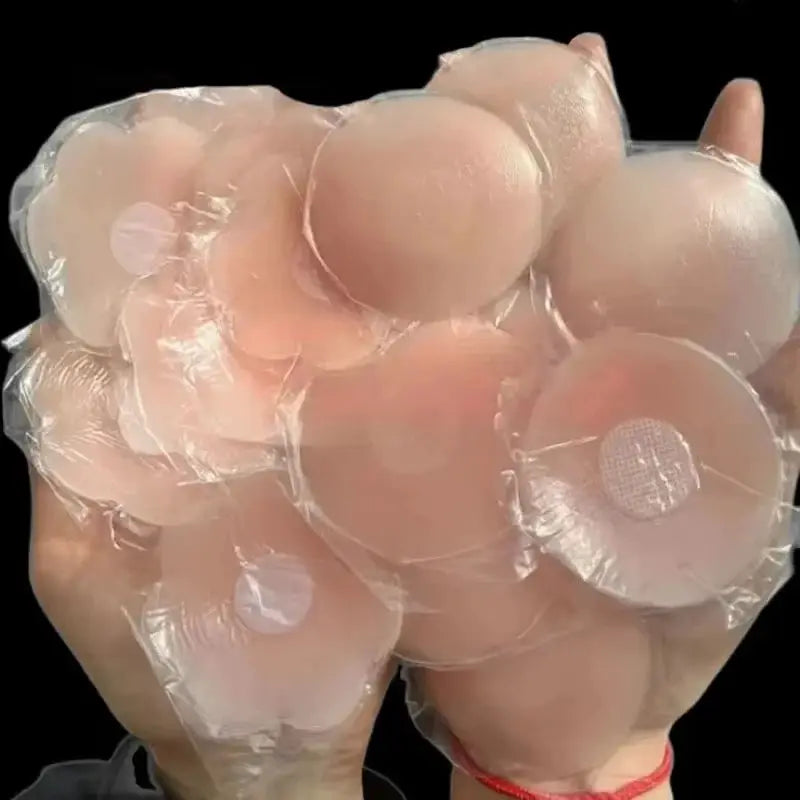 Reusable Silicone Nipple Covers For Women Soft Nipple Pasties Breast Petals Invisible Under Clothing Strapless Bra