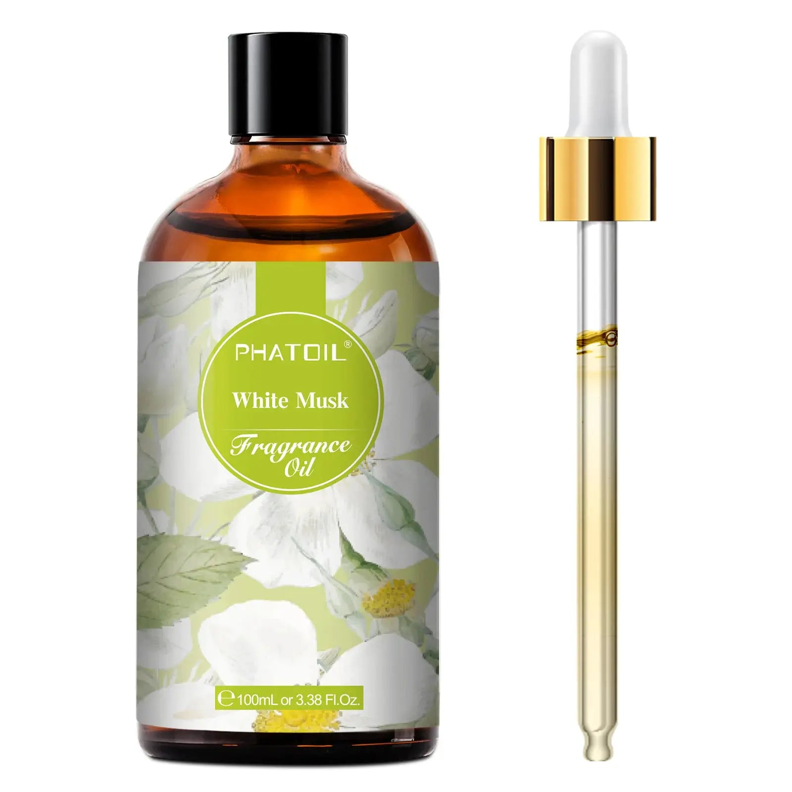 PHATOIL 100ml Fragrance Oils Set With Dropper White Musk Orange Blossom Bubble Gum Baby Powder Coffee For Aromatherapy