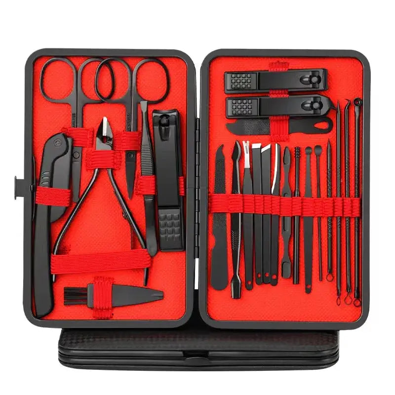 Nail Clipper Set Professional Manicure And Pedicure Tools Stainless Steel Grooming Kit For Nails
