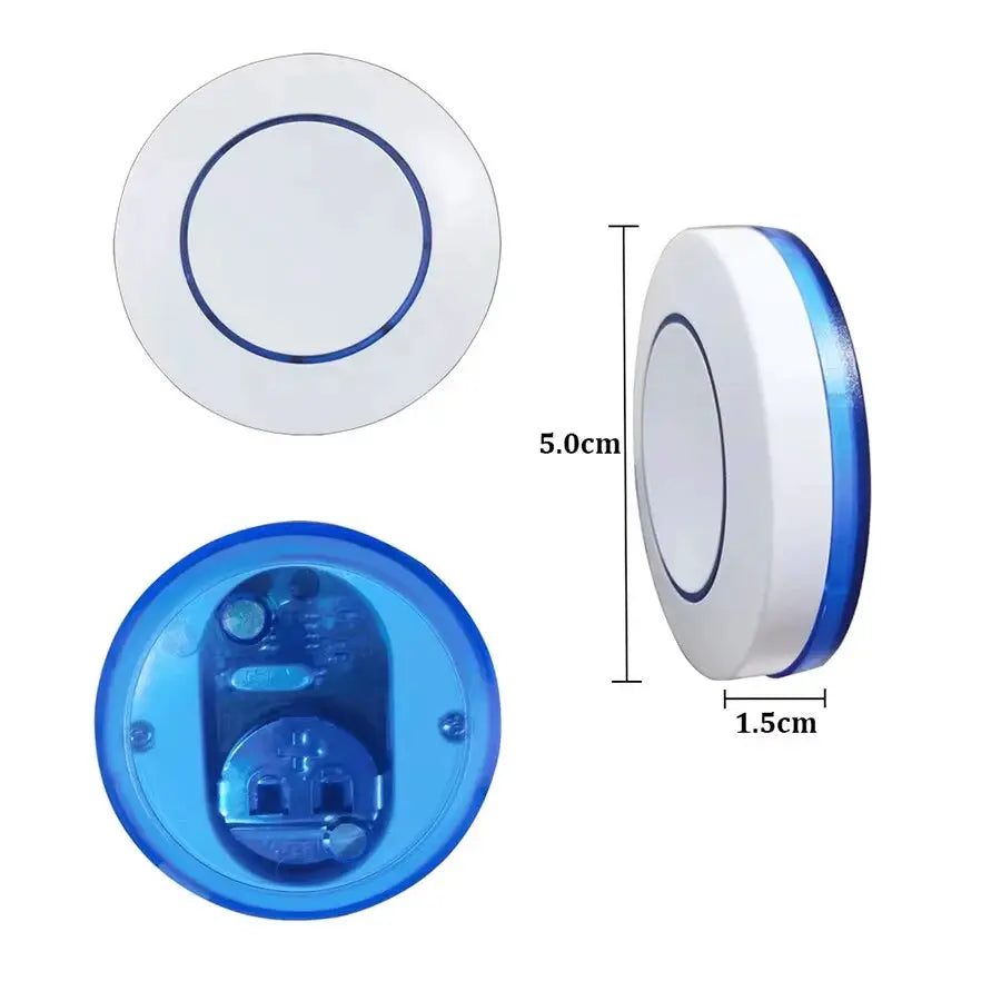 RF 433MHz Wireless 10A Relay Light Switch 220V 110V Mini Round Button Wall Panel Switch For LED Lamp