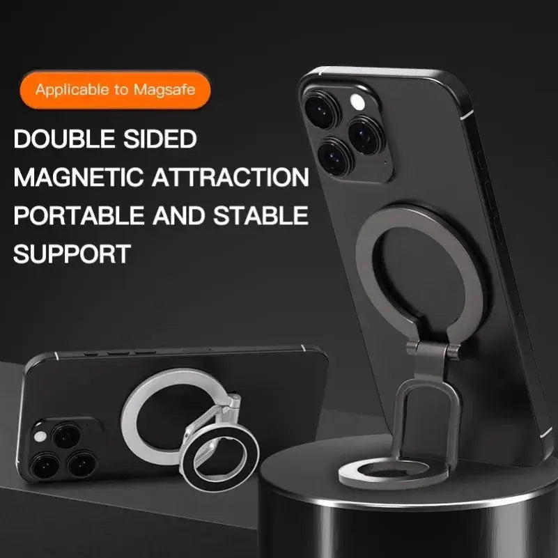 MagGrip Dual Mode Phone Grip With Double Sided Magnetic Ring Stand And Kickstand For MagSafe iPhone 14 15 16 Pro Max