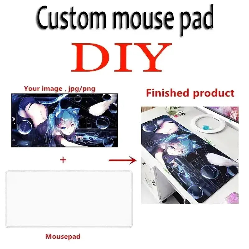 Personalized Custom Mouse Pad Large Non Slip Rubber Desk Pad For Computers PC And Laptop