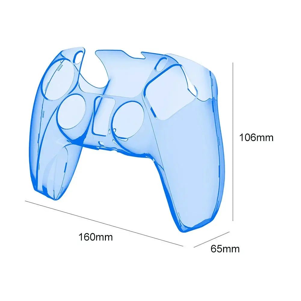 Clear PC Cover Ultra Slim Protector Case for PS5 DualSense Controller PlayStation 5 Console Shield
