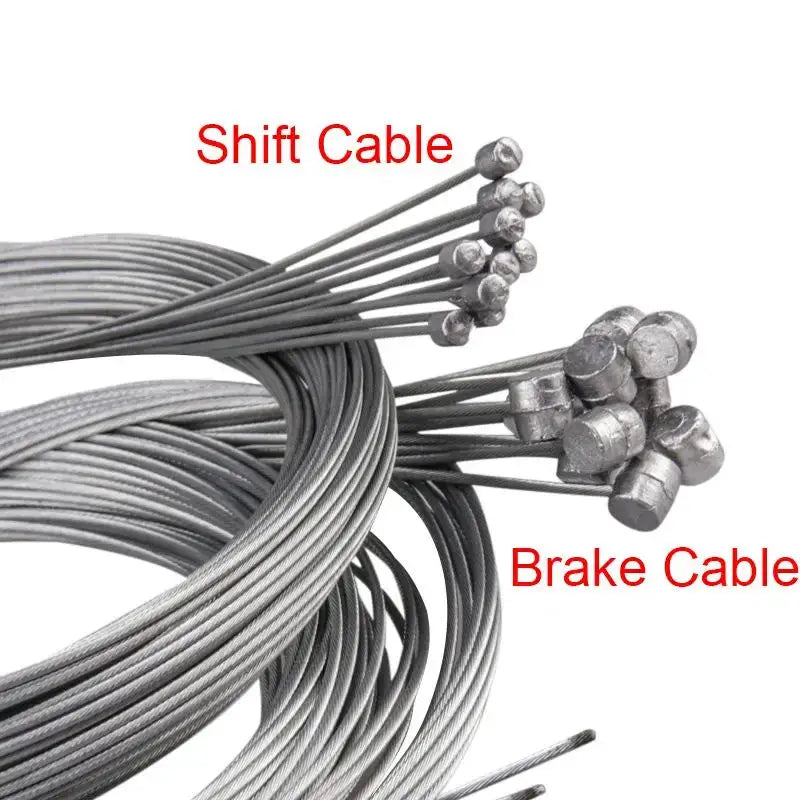 2M MTB Road Bicycle Brake Line Set Shifter Cable Core Wire For Fixed Gear And Standard Bikes