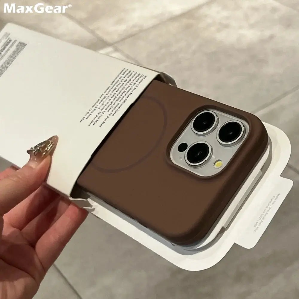 LuxGuard Luxury Liquid Silicone Case for iPhone 16 Series MagSafe Shockproof Protection