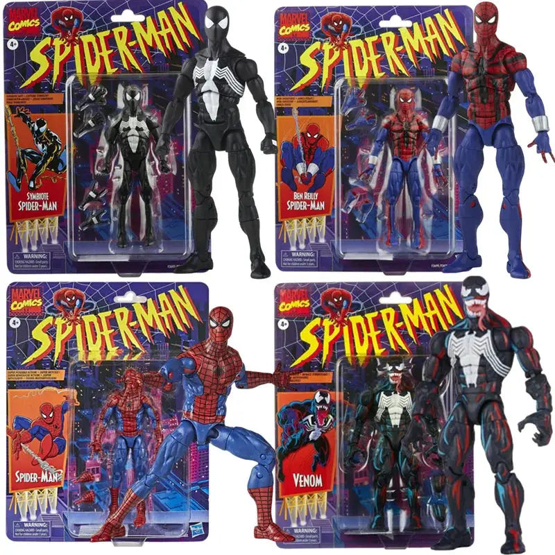 Spider Man 2099 Miguel O'Hara Venom Inspired Action Figure Toy Collectible Hasbro Marvel Figure