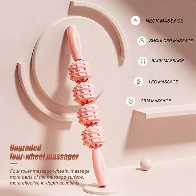 12 Wheel Annular Leg Clamp Massager For Anti Cellulite Body Slimming And Deep Tissue Massage