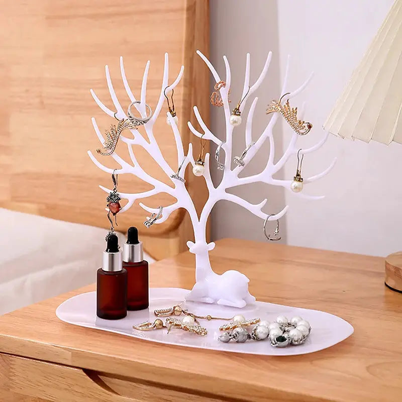 Aurora Home Acrylic Tree Jewelry Display Stand Desktop Organizer For Earrings Necklaces Rings Bracelets