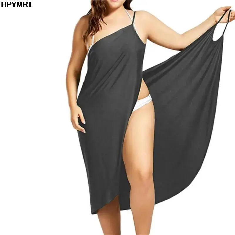 AzureVibe Women Backless Beach Dress Swimsuit With Strap Skirt Veil Cover Crossover 2K Tank Top