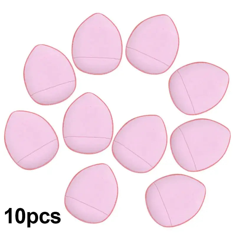 5 To 10 Pcs Mini Finger Puff Foundation Applicators Set For Foundation Concealer BB Cream Powder Makeup Tools