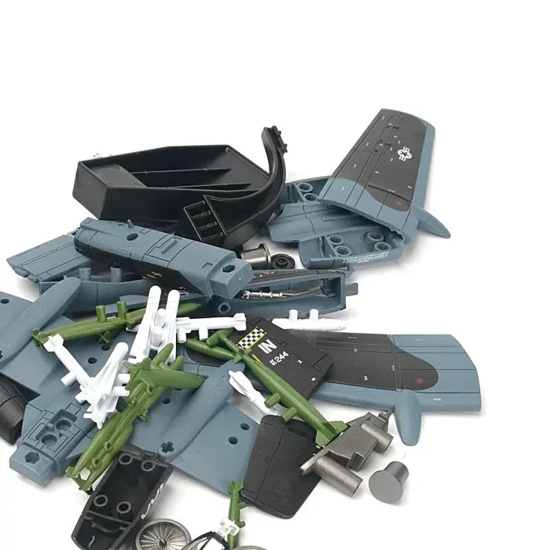 Military Series Building Blocks A10 Thunderbolt II And F14 Tomcat Fighter Aircraft Set For Kids Birthday Gift