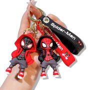 Marvel Spider Man Keychain 1 Pack or 4 Pack Avengers Cartoon Comics Key Ring Pendant Gift for Friends