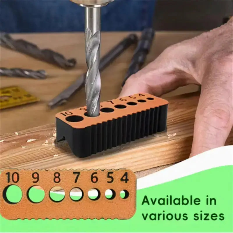 Drill Guide Jig For 4mm To 10mm Holes Diy Precision Block Joint Tool Multifunctional Accessory